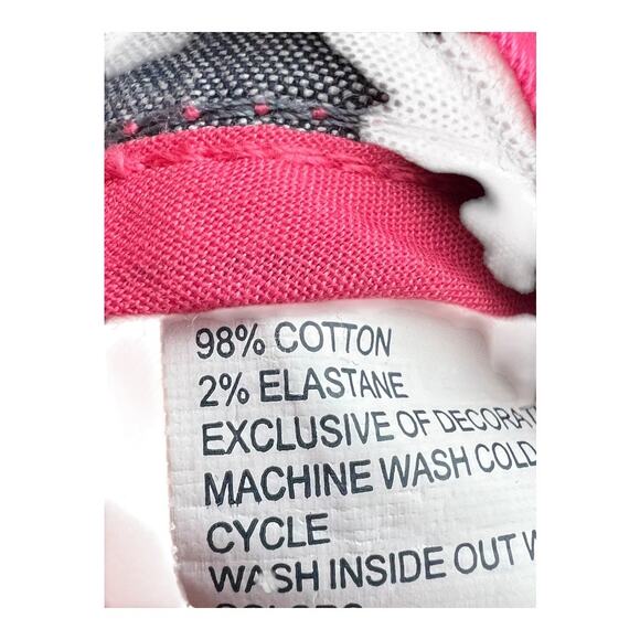 Nautica Pink Chino Shorts Cotton Neutral Basic Everyday Casual Preppy 12 - Picture 3 of 4